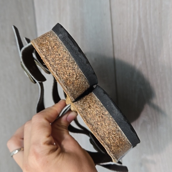 Naot Women 3 Strps Leather Sandals shoes sz 37/6 - Picture 6 of 12